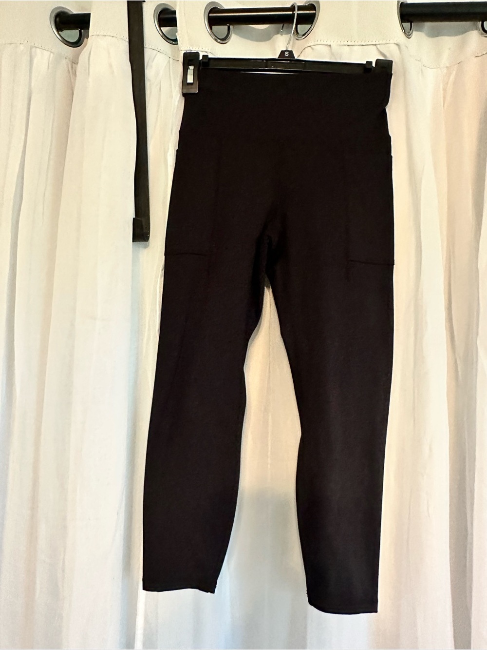 Balance Collection Black Active Leggings with Logo Tag